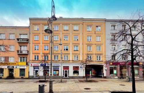 Kielce Apartment | Apartament Sienkiewicza, parking, 2 sypialnie, klimatyzacja, 24h kod, 200m od PKP, FVAT
