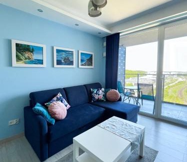 Witomino Apartment | Apartament z widokiem na panoramę Gdyni w Modern Tower ATAL
