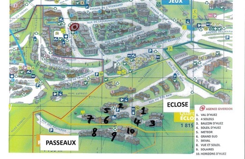 Eclose-Est Apartment | Apartment 23m²-ALPE D'HUEZ ECLOSE EST