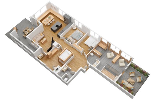 Laret Apartment | Apartment ∙ 3 bedrooms ∙ 6 guests