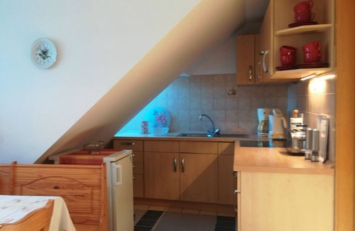 Bernau bei Berlin Apartment | Apartment, 55 sqm, 1 bedroom, bathtub, balcony and garden, max. 4 persons