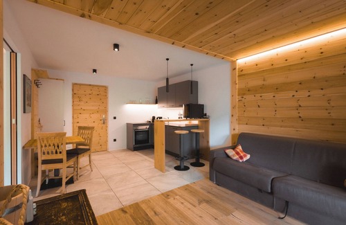 Campo Tures Apartment | Apartment "Archehof Hochzirm Lodge Franz" with Mountain View, Sauna & Terrace