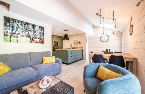 Saxel Apartment | Apartment 'Bois Joli Spa-terrasse Privatisés' with Private Terrace and Wi-Fi