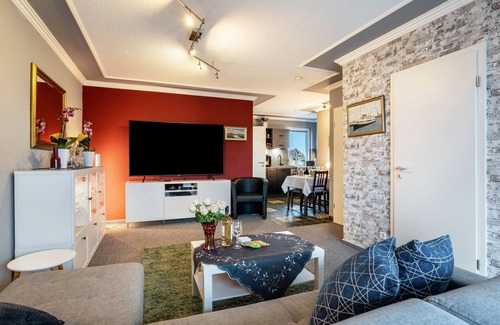 Schwedeneck Apartment | Apartment 'Ferienwohnung Schwede' with Private Terrace, Balcony and Wi-Fi
