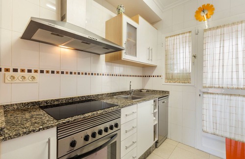 Santiago de la Ribera Apartment | Apartment 'Atico Ribera' with Shared Pool, Wi-Fi and Air Conditioning