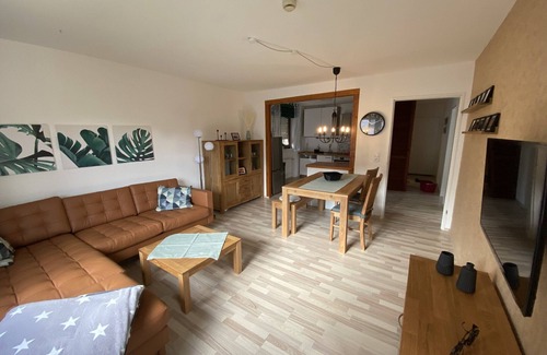 Hemfurth-Edersee Apartment | Apartment 'Fewo Am Edersee' with Private Garden, Balcony and Wi-Fi