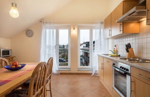 Wasserburg Apartment | Apartment 'Haus Sonnenseite Pfänder' with Mountain View, Balcony and Wi-Fi