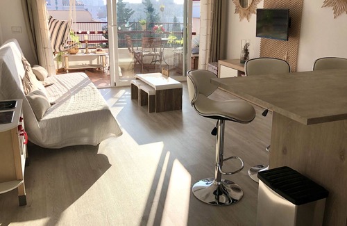 Figueretas Apartment | Apartment in figueretes Ibiza, sea view, terrace, beach, swimming pool
