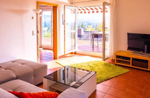 Weil am Rhein Apartment | Apartment mit Fernsicht, nahe Schweizer Grenze
