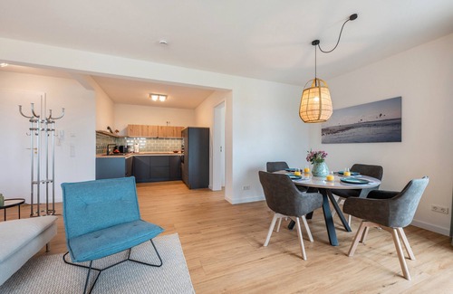 Ostersiel Apartment | Apartment 'Möwe' with Sea View and Wi-Fi