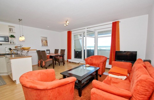 Wiek Apartment | Apartment near the harbor with balcony and sea view - Hafenhäuser Wiek 14