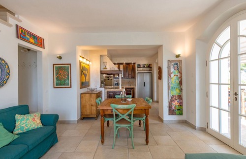 Riparbella Apartment | Apartment 'Podere Terraviva - Apt Mimosa' with Sea View, Shared Pool and Wi-Fi