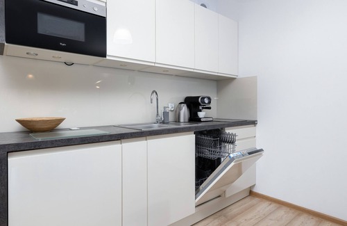 Kolobrzeg Apartment | Apartment Polanki E305 with bedroom and balcony