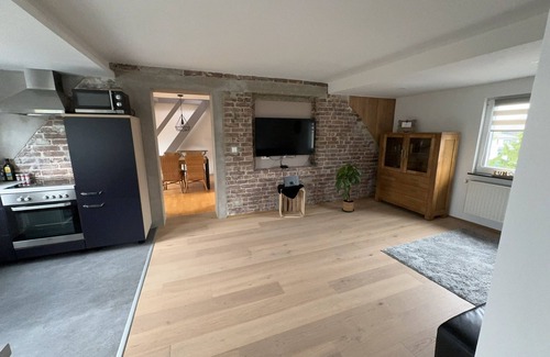 Saarn Apartment | Apartment 'Saarner Loft' with Private Terrace, Private Garden and Wi-Fi