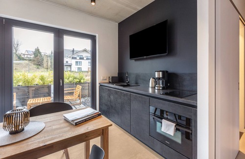 Muldestausee Apartment | Apartment 'Schlossterrassen 4a' with Terrace, Shared Garden and Wi-Fi