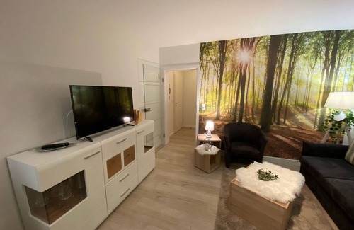 Brilon Apartment | Apartment Waldläufer, 50 sqm, 1 bedroom, 1 living room, balcony