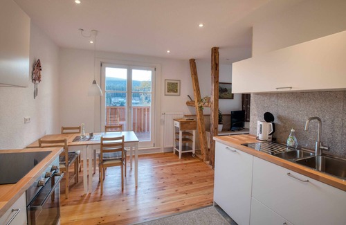 Forbach Apartment | Apartment 'Zum Alten Wärterhaus Erdgeschoss' with Lake View, Shared Terrace and Wi-Fi