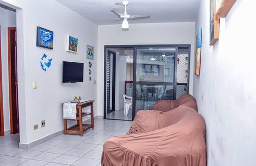 Vila Alzira Apartment | Apto c piscina e acesso exclusivo à praia, Guarujá
