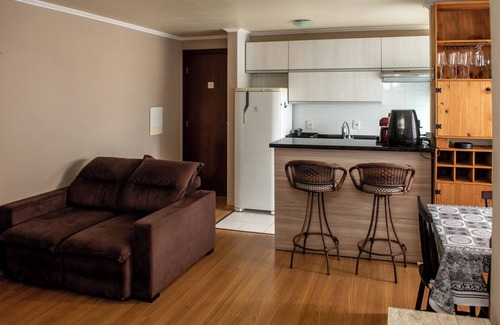 Fazendinha Apartment | Apto com churrasqueira, Wi-Fi e ótima localização