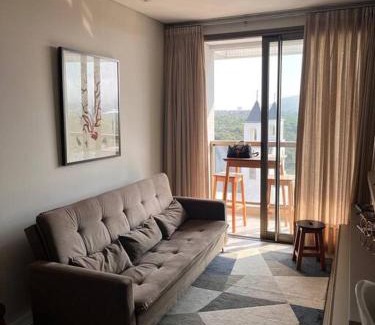 Jurere Apartment | Apto Elegante com Localização Privilegiada e Rooftop incrível