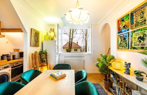 Meudon Apartment | Art & Curiosity Cabinet Style Appartement with Paris view, Villa des Ammonites