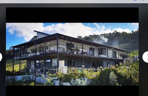 Huonville House | Art House.Paintings in hallway, bathroom, toilet, living areas and bedrooms.