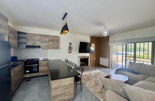 Kfardebian Apartment | Astra Faqra 3BR w Pool and Balcony