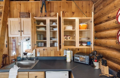 Bucksport Cabin | Authentic Maine Log Cabin | Lakefront | Cozy