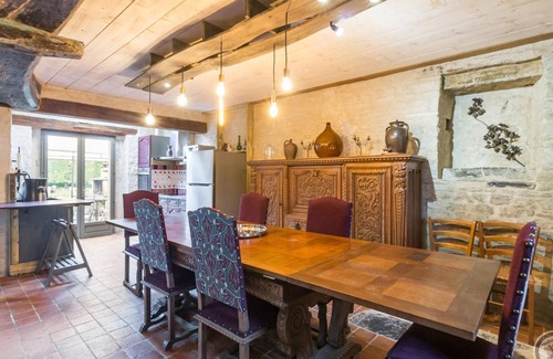 Saint-Lo-d'Ourville Cottage | Authentic medieval manor with enclosed garden, pets allowed, parking and wifi