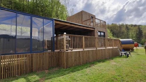Rosteig House | Aux Sons des Cloches - Chalet avec Jacuzzi, Sauna et vue panoramique