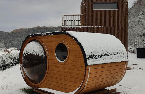 Rosteig House | Aux Sons des Cloches - Chalet avec Jacuzzi, Sauna et vue panoramique