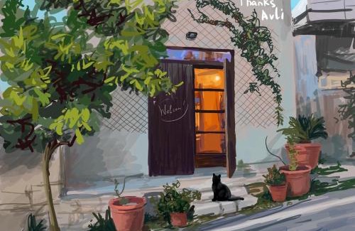 Agia Varvara House | Avli-the courtyard