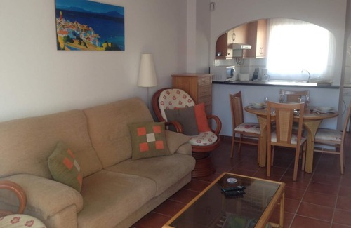 La Azohia Apartment | AZ02 Roof top terrace apartment, 2 bedrooms, 1 bathroom, very close to beach
