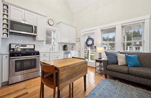 Seabrook House | Back Home, bring your pup along and enjoy the orchard cabin!