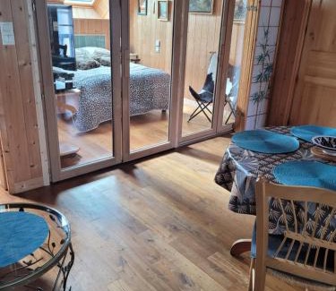 Pays de Conches Apartment | Baie du Mt St Michel logement Ecobio, sauna privé