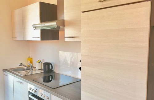 Neureut Sudlicher Teil Apartment | Balkonliebe Karlsruhe - washing machine, underfloor heating, parking space