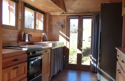 Massat House | Barn in the middle of our farm with cows and chickens at 750m altitude