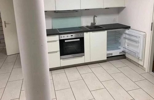 Muttenz Apartment | Basel - 5 mins away - Modern Basement Studio with Kitchen 35m2 in Muttenz