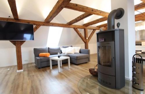 Barkhagen Apartment | Bauernhaus am Plauer See mit Kamin