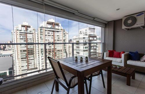 Consolacao Apartment | BC75 - Novo Bhaus Bela Cintra - Shopping - Metrô - 50m2 - Linda Vista 17o andar - Vaga de Garagem