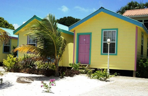 San Pedro Cottage | Beach side cottage on Private beach with freshwater pool, "coconut"- RCB