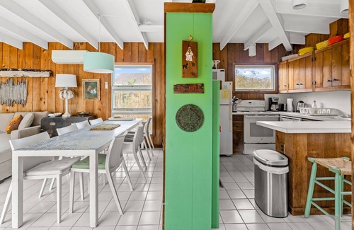 Ocean Bay Park House | Beach vacation with deck, gas grill, hot outdoor shower, kitchen, & washer/dryer