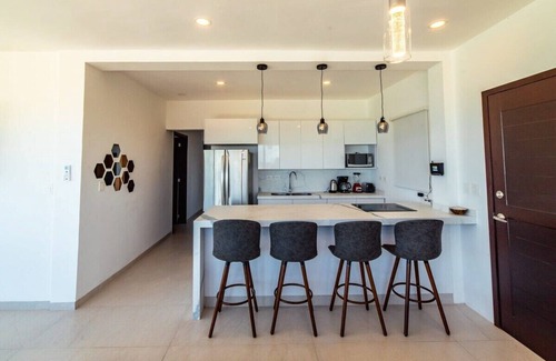 San Benito Apartment | Beachfront 3BR PH, Private Jacuzzi, Rooftop, Gym!
