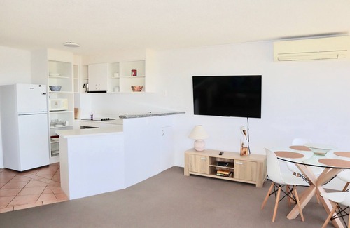 Urangan Apartment | Beachfront and pool views from the balcony 5 min walk to the beach.