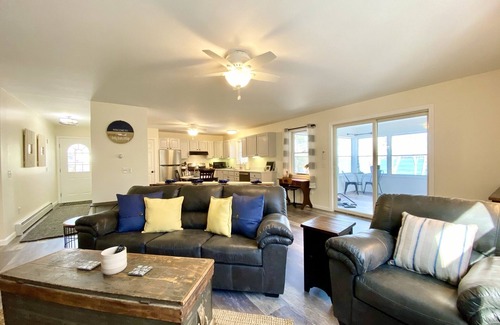 Corea House | Beachfront Breezes 20 Steps To Water w/Beach Firepit & Grill Near Acadia