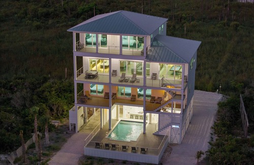 Port St. Joe House | Beachfront Hideaway Secluded Dunes Hot Tub EV