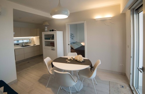 Torre San Giovanni Apartment | Beachfront 2nd floor apartment with terrace located east with sunset