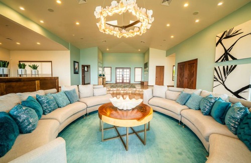 Laie House | Beachfront Luxe Home on North Shore – Sleeps 18, AC, Hot Tub, Fire Pit & More!