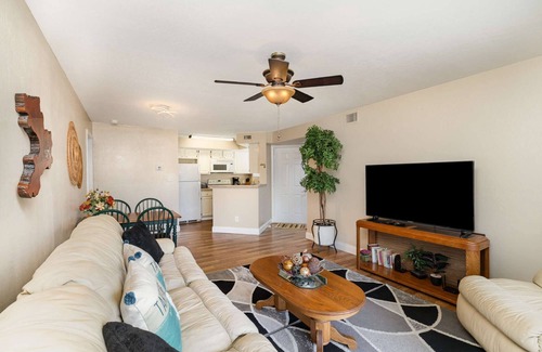 Ocean Side Village Apartment | Beachside Pondview Retreat
