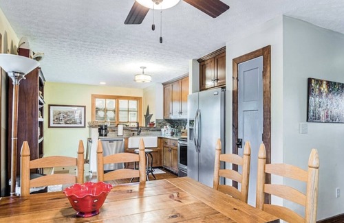 Penrod House | Beautiful 3 BR Home on Malone Lake - Great Views - Private Dock - Walk to Marina